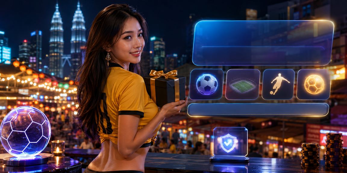 Peminat bola sepak dengan latar Kuala Lumpur